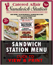 Sandwich Station Menu